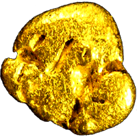 Gold nugget PNG image-11035